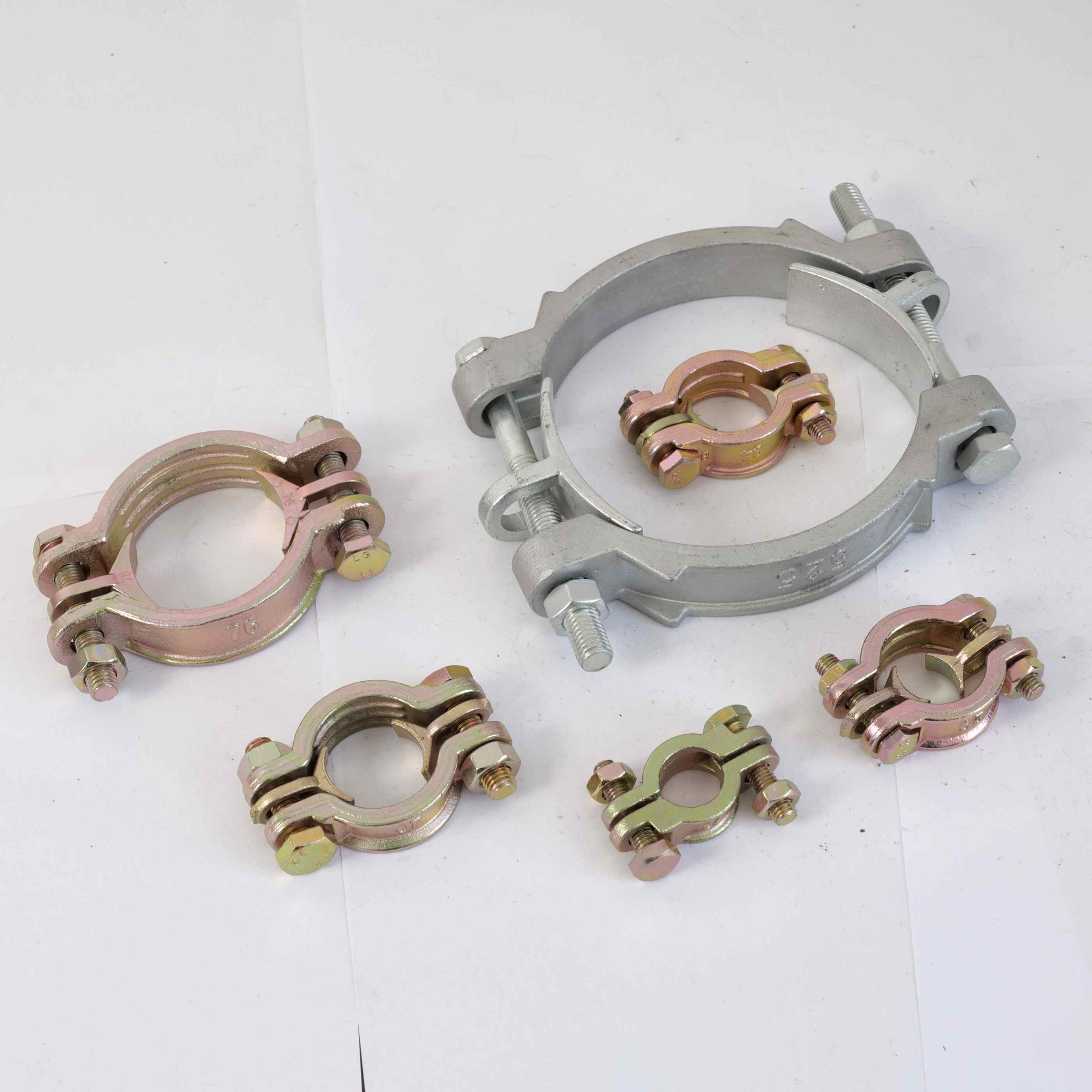 szénacél 2 csavaros tömlőbilincs